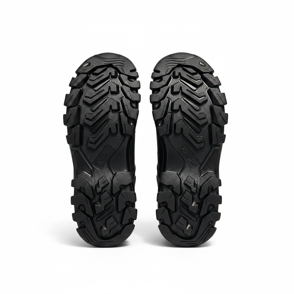 Bota de Trabajo Cross-x 15010 Negro | Casco de Acero y Suela Antiderrapante